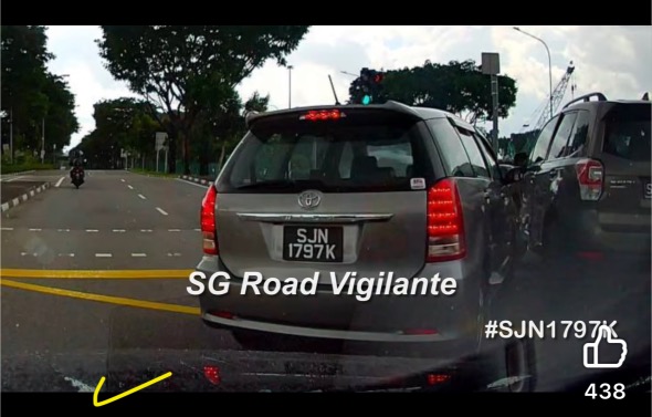 T-bone collision caused by red light violation on Yio Chu Kang Road